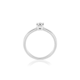 Pierścionek zaręczynowy złoty Szczęśliwy