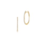 Kolczyki srebrne pozłacane z cyrkoniami