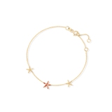 Bransoleta złota z rozgwiazdami Santorini