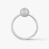 Pierścionek srebrny z cyrkoniami