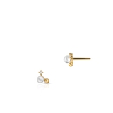 Kolczyki srebrne pozłacane