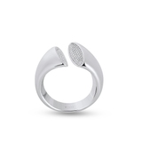 Pierścionek srebrny z cyrkoniami