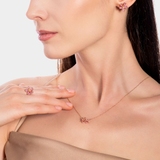 Naszyjnik różowe złoto Kwiaty Nocy