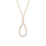 Wisiorek srebrny pozłacany z cyrkoniami