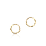 Kolczyki srebrne pozłacane koła