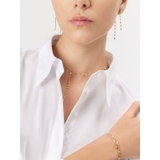 Bransoleta srebrna pozłacana