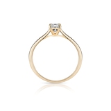 Pierścionek zaręczynowy złoty Niezwykły