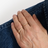 Pierścionek złoty z brylantami