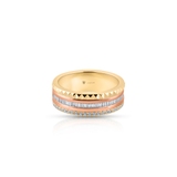 Pierścionek złoty z diamentami