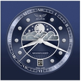 ZEGAREK AVIATOR DOUGLAS MOONFLIGHT DIAMOND EDITION