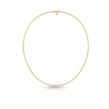 Naszyjnik złoty z brylantami