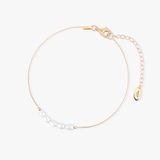 Bransoletka srebrna z perłami