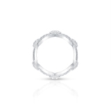 Pierścionek białe złoto z brylantami