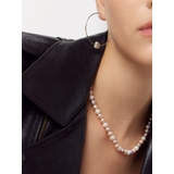 Kolczyki srebrne koła z sercem