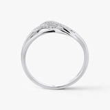 Pierścionek złoty z diamentami