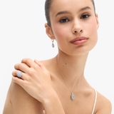 Wisiorek srebrny z topazami Szekspirowska