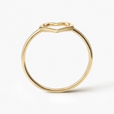 Pierścionek złoty Czułość