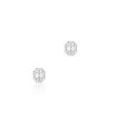 Kolczyki białe złoto z diamentami