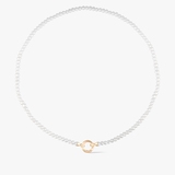 Naszyjnik złoty z perłami