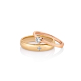 Pierścionek zaręczynowy złoty Jedyny