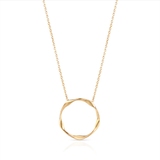 Naszyjnik złoty z motywem wstążki