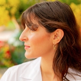 Nausznica srebrna Felicita