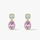 Kolczyki złote Maria Antonina