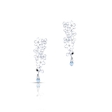 Kolczyki srebrne Kwiaty Nocy Biały Bez