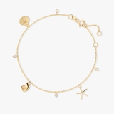 Bransoleta złota Santorini