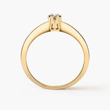 Pierścionek zaręczynowy złoty Jedyny