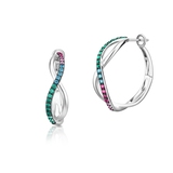 Kolczyki srebrne Preludium Paradise Birds