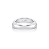 Pierścionek srebrny w kształcie serca