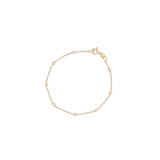 Bransoletka srebrna pozłacana