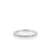 Pierścionek białe złoto z brylantami