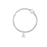 Zawieszka srebrna z motywem kłódki i serca Lovely Beads