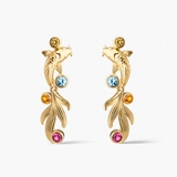 Kolczyki srebrne KOI