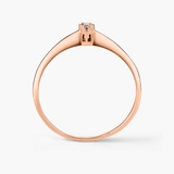 Pierścionek zaręczynowy złoty Jedyny