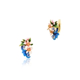 Kolczyki srebrne Kwiaty Nocy Cytrusy