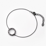 Bransoleta srebrna Meteory