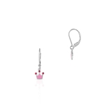 Kolczyki srebrne korony W.KRUK