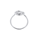 Pierścionek złoty z diamentami Galaktyka