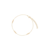 Bransoletka srebrna pozłacana z opalami