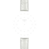 Tissot biały pasek skórzany 16 mm