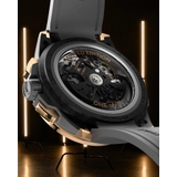 ZEGAREK NORQAIN WILD ONE SKELETON CHRONO RED GOLD LIMITED EDITION
