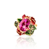 Pierścionek złoty Kwiaty Nocy Anturium