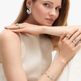 Bransoleta srebrna Kwiaty Nocy Limonki