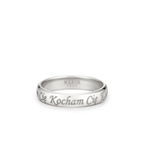 Komplet obrączek złotych KOCHAM CIĘ