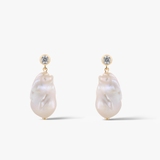 Kolczyki srebrne z perłą