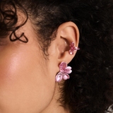 Kolczyki srebrne Kwiaty Nocy Wiśnia