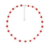 Naszyjnik biało-czerwony Picky Pica